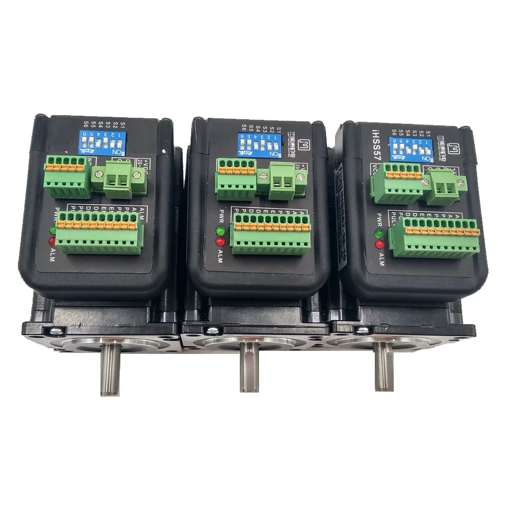 3Pcs/Lot Nema23 Integrated Closed Loop Stepper Drive+ Motor+ Encoder 1.2Nm DC36V for Electronic Processing Equipment