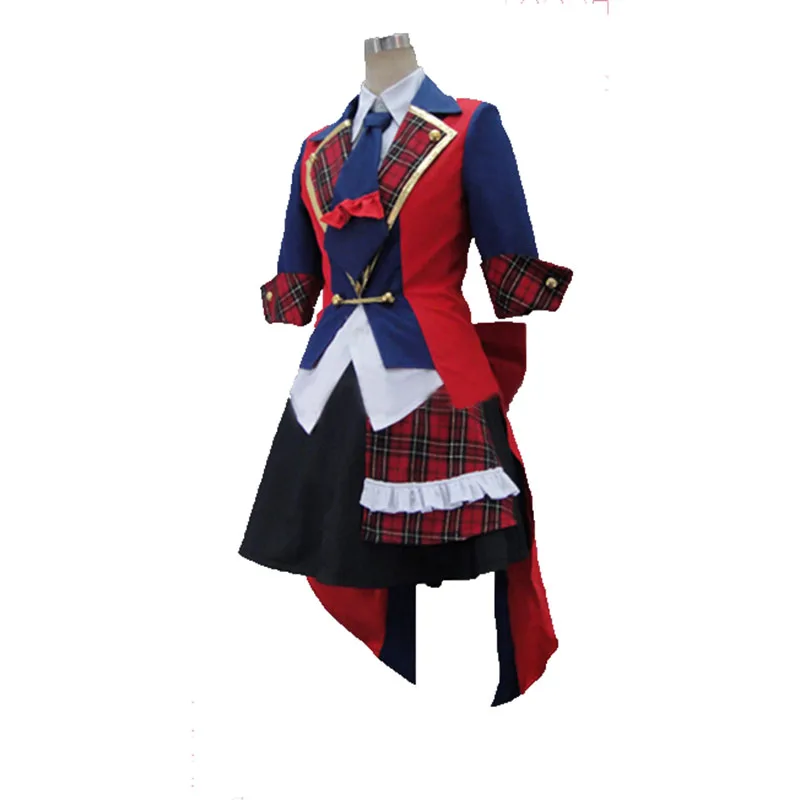 Fashion Anime AKB0048 Attack Group Sae Miyazawa Uniform Cosplay Costume with gloves customized