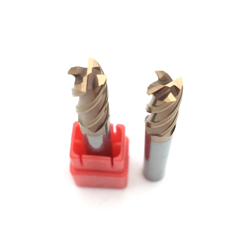 5mm 6mm End Mill HRC60 4Flute Spiral Solid Carbide Regular Length Flat CNC Lathe Tool Milling Cutter