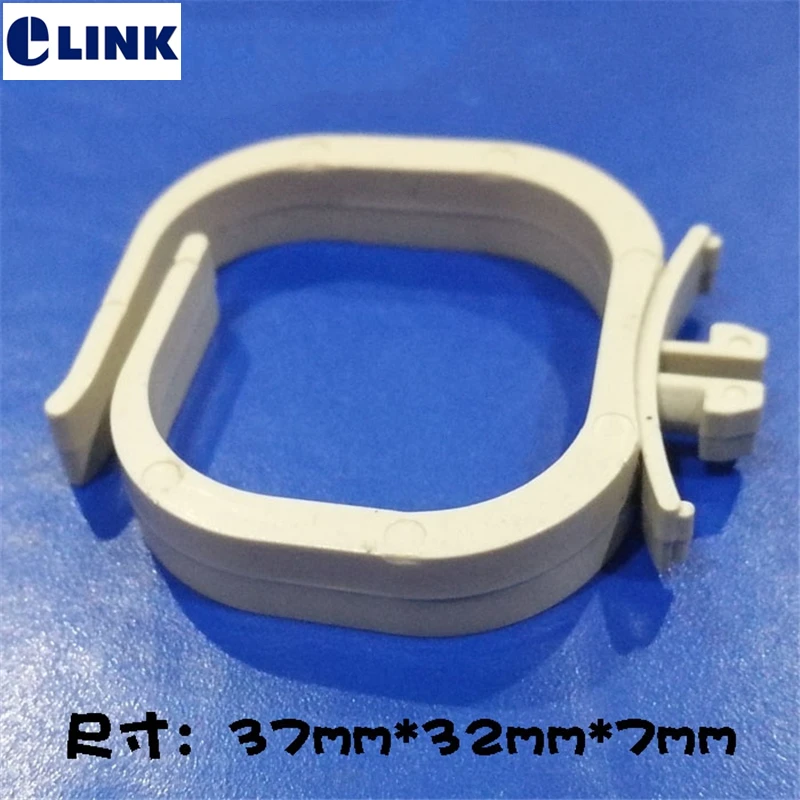 cable manager ring ABS plastic small type sqaure for distribute box cable management for network cabinet white 37*32*7mm 100PCS