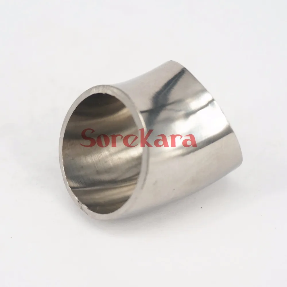 16mm O/D 304 Stainless Steel Sanitary Weld 45 Degree Elbow Pipe Fitting