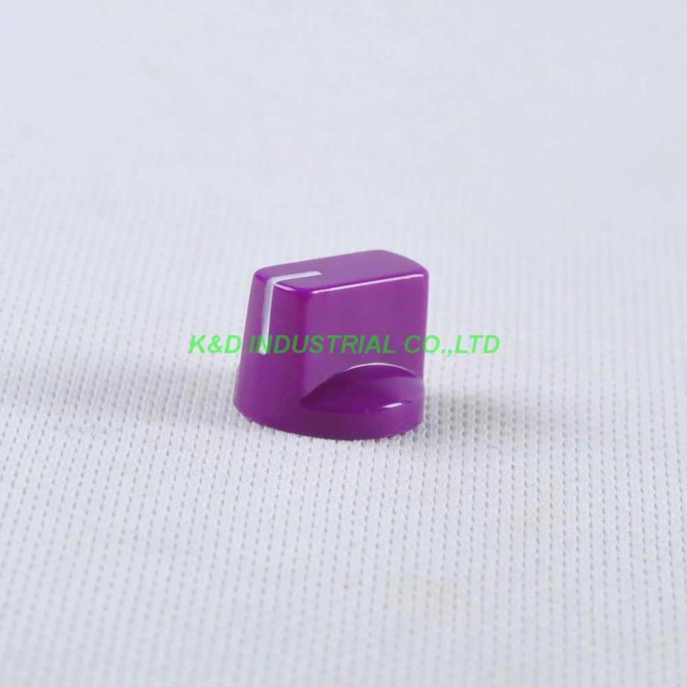 

10pcs Colorful Purple Vintage Control Plastic Knob Spline Shaft 18T Potentiometer