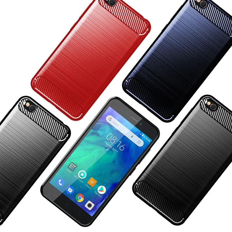 Esobest-soft TPU carbon fiber case for Xiaomi Redmi 6, 6A, note 6, 7 Pro, silicone case