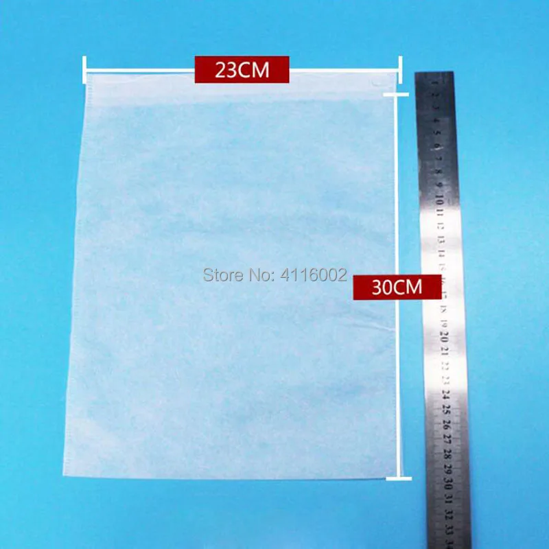 

300pcs 23*30cm Non-woven Cloth Bags Mesh Strainer Tea Pulp Juice Jelly Food Nut Milk Filter Screen Net Percolator Bag