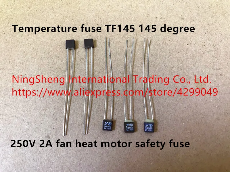 Original new 100% temperature fuse TF145 145 degree 250V 2A fan heat motor safety fuse