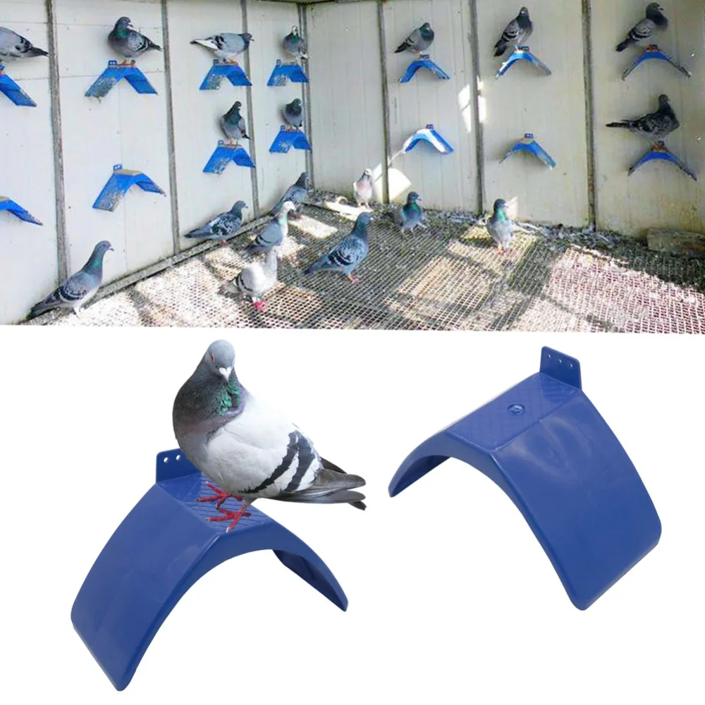 10 Pcs Pigeon Dove Bird House Parrots Plastic Rest Stand Frame Dwelling Perch Shellhard Bird Supplies