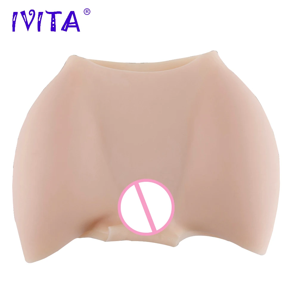 IVITA Original Fake Silicone Vagina For Crossdresser Transgender Drag Queen Buttock Enhancement Crossdressing Cosplay Panties