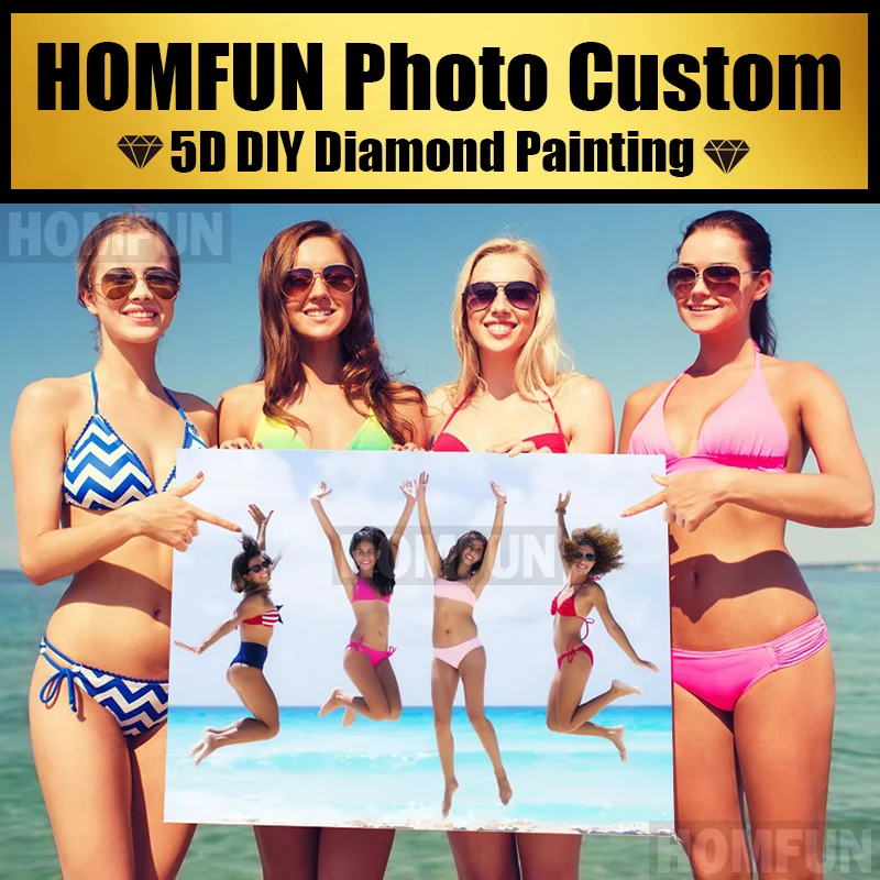 

HOMFUN Diy фото на заказ алмазная живопись картина стразами Алмазная вышивка бисером вышивка крестиком 5d для украшения дома