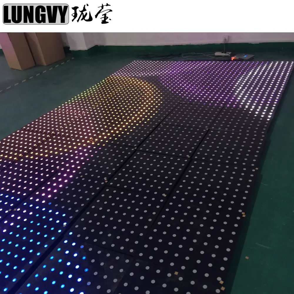 3D Panel Effect 8*8 64pcs 5050 SMD RGB 3IN1 Decoration Wedding DJ Disco Party LED Dance Floor