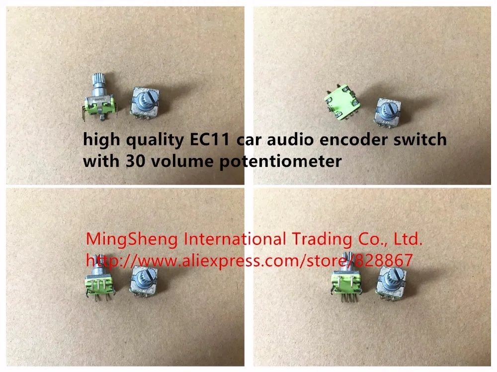 Original new 100% high quality EC11 car audio encoder switch with 30 volume potentiometer