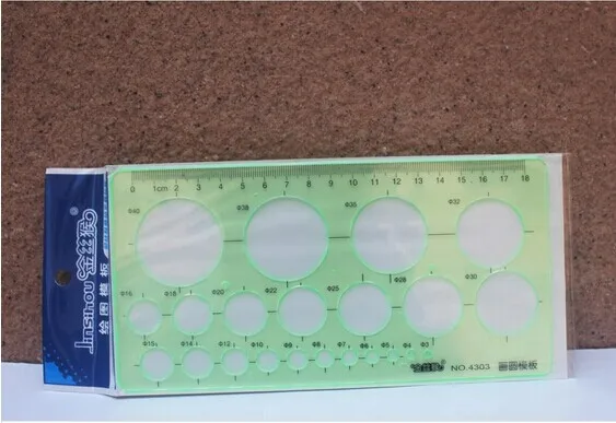 Jinsihou 4303 Round Template Ruler  Circle Drawing Template Ruler building design ruler