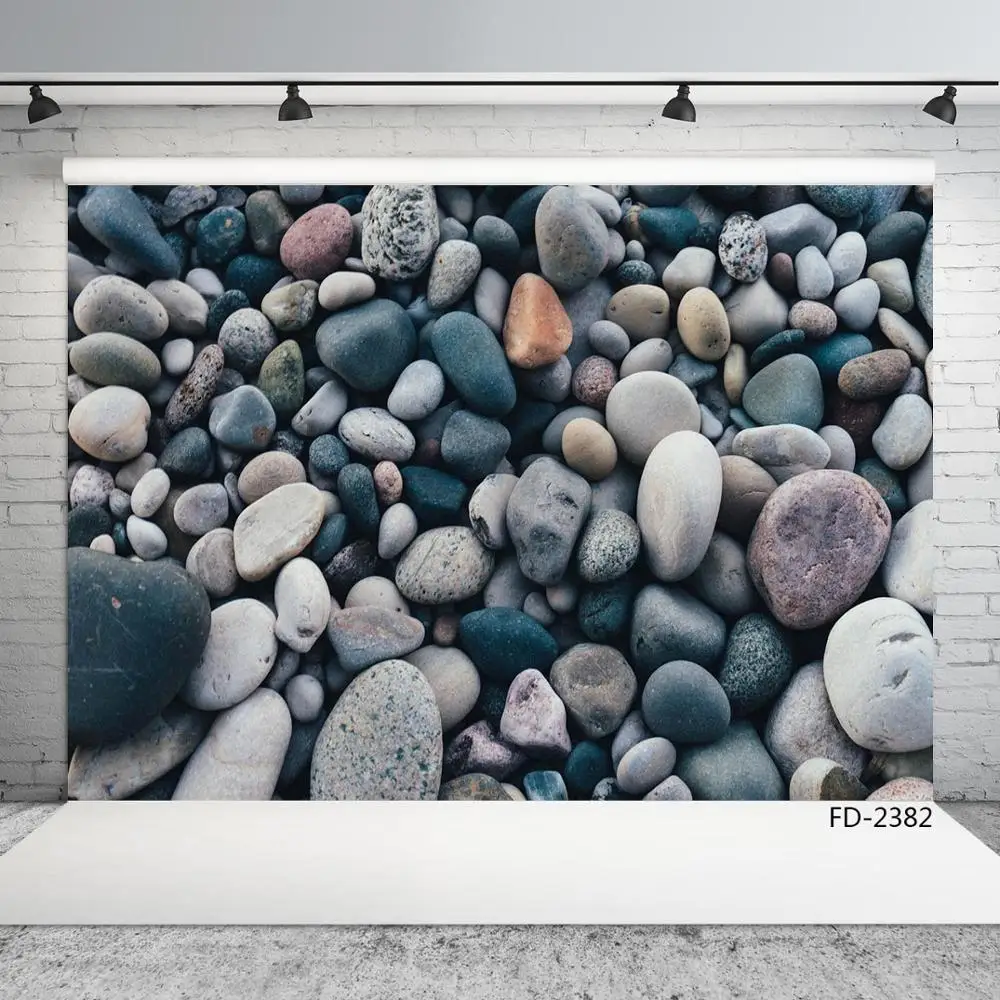 Fondos fotográficos de vinilo con piedras irregulares para niños, estudio de fotografía Digital