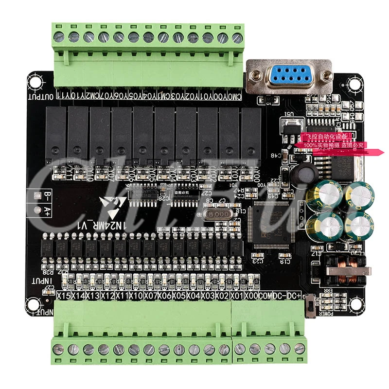 PLC Industrial Control Board FX1N-24MR Online Download Monitoring Modify with shell