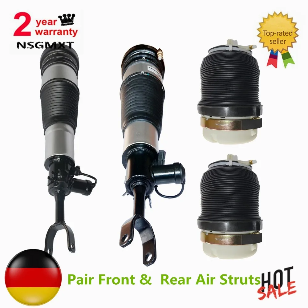 AP01 Pair Front Rear Air Struts  Air Suspension For Audi A6 S6 C6 /4F 4F0616005 4F0616039AA 4F0616001J