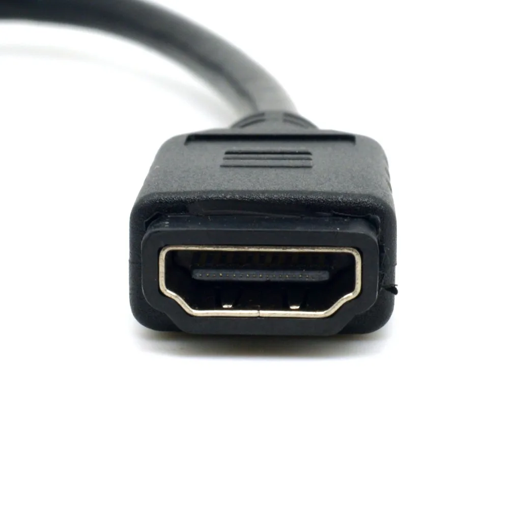 High Speed HD-1.4 Type E Male To Type A Female Video Audio HDMI-compatib Cable 0.3m Automotive Connection System Grade Connector