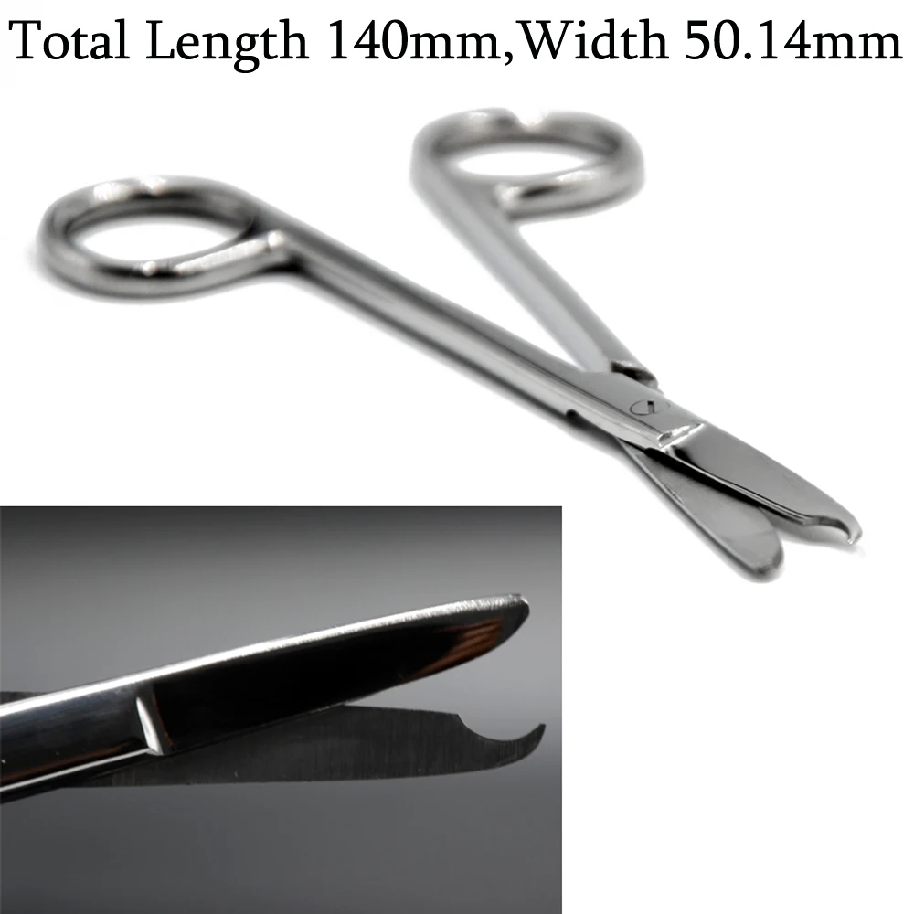 1PC Surgical Steel Hooked Curved Top Poignant Scissor Clamp Plier Body Tweezers Piercing Professional Puncture Tool Piercing Kit