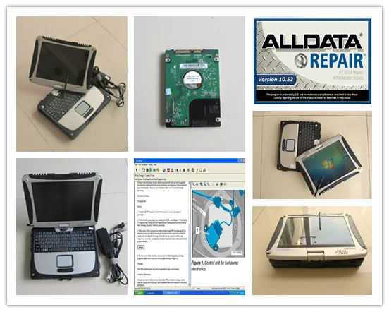 

Auto Diagnostic Software Alldata 10.53 Installed in Laptop CF19 Toughbook Hard Disk 1tb Windows7