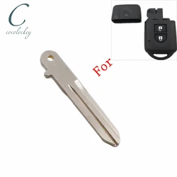 New Smart Remote Key Shell uncut emergency key blank blade fit for nissan micra xtrail qashqai juke duke Case