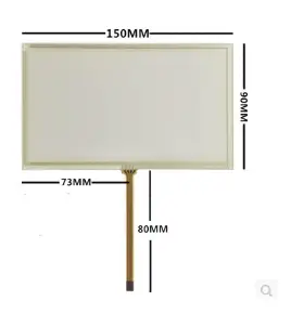 차량 탑재 내비게이션, 저항성 필기 터치 스크린, GPS, 150x90mm, 6.5 인치, 신제품