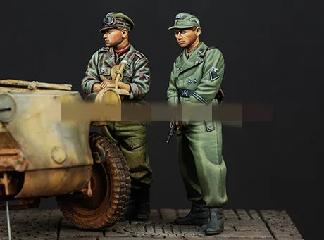 Soldats militaires historiques, modèle de figurine en résine, kits non assemblés et non peints, 1/35