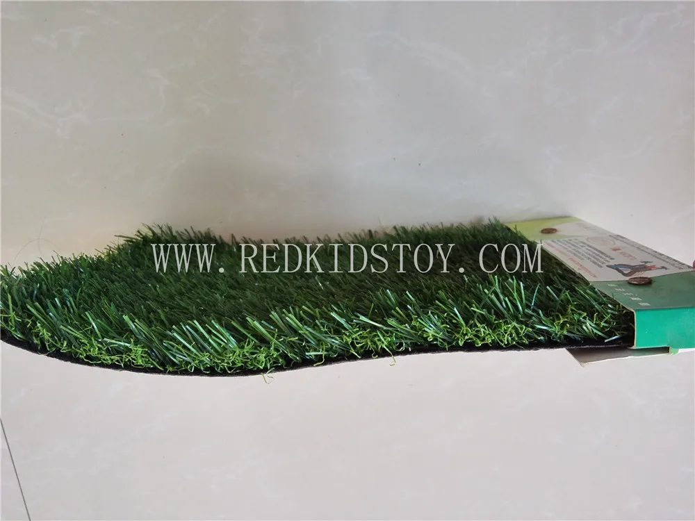 

Exported to Chile Pile Height 30mm 5 Years Quality Artificial Turf for School Fake Grass Anti-UV HZ-2307