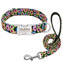 Custom nylon pet collar with ID tag #3