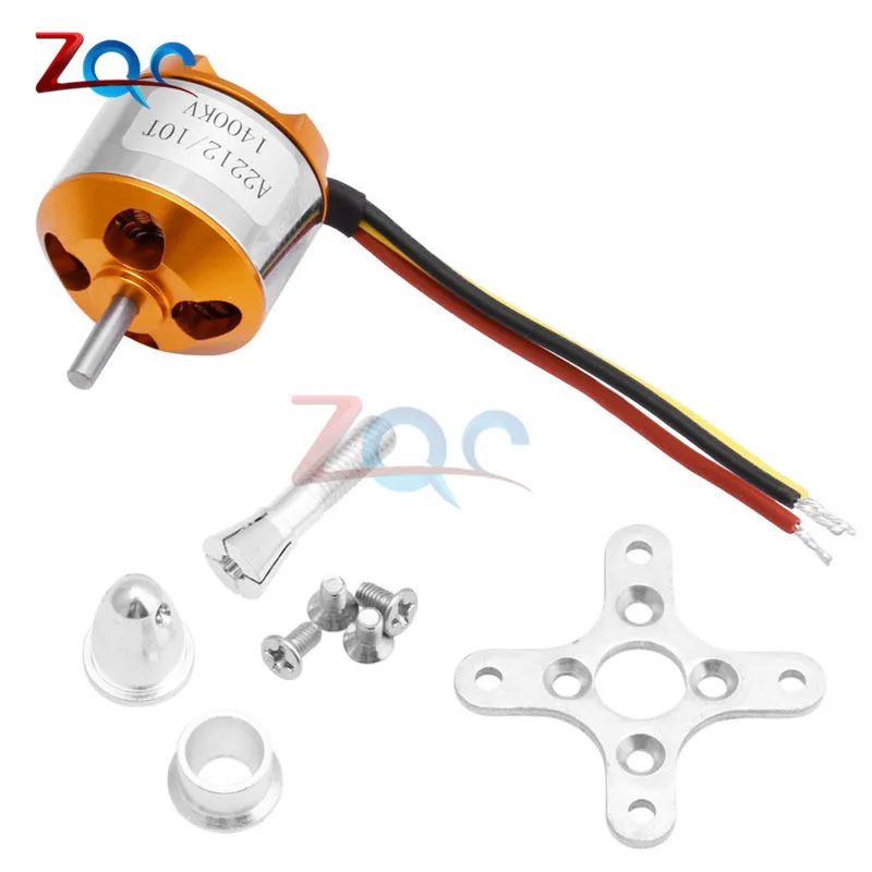 A2212 Motore Brushless 930KV 1000KV 1400KV 2200KV 2700KV Per RC Aereo Dei Velivoli Multi-elicottero Brushless Outrunner Motor