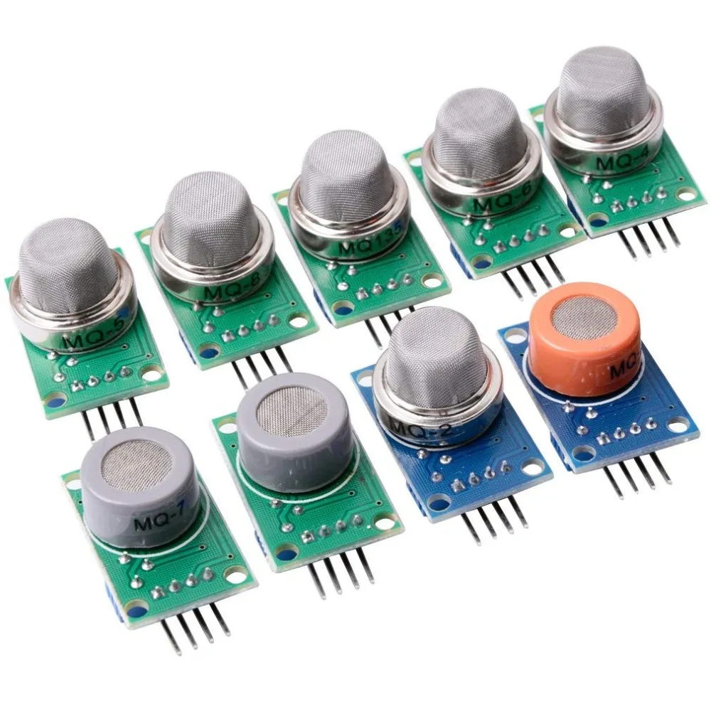 Gas Detectie Module MQ-2/MQ-3/MQ-4/MQ-5/MQ-6/MQ-7/MQ-8/MQ-9/MQ-135 sensor Module Detectie Rook methaan voor Arduino DIY Kit