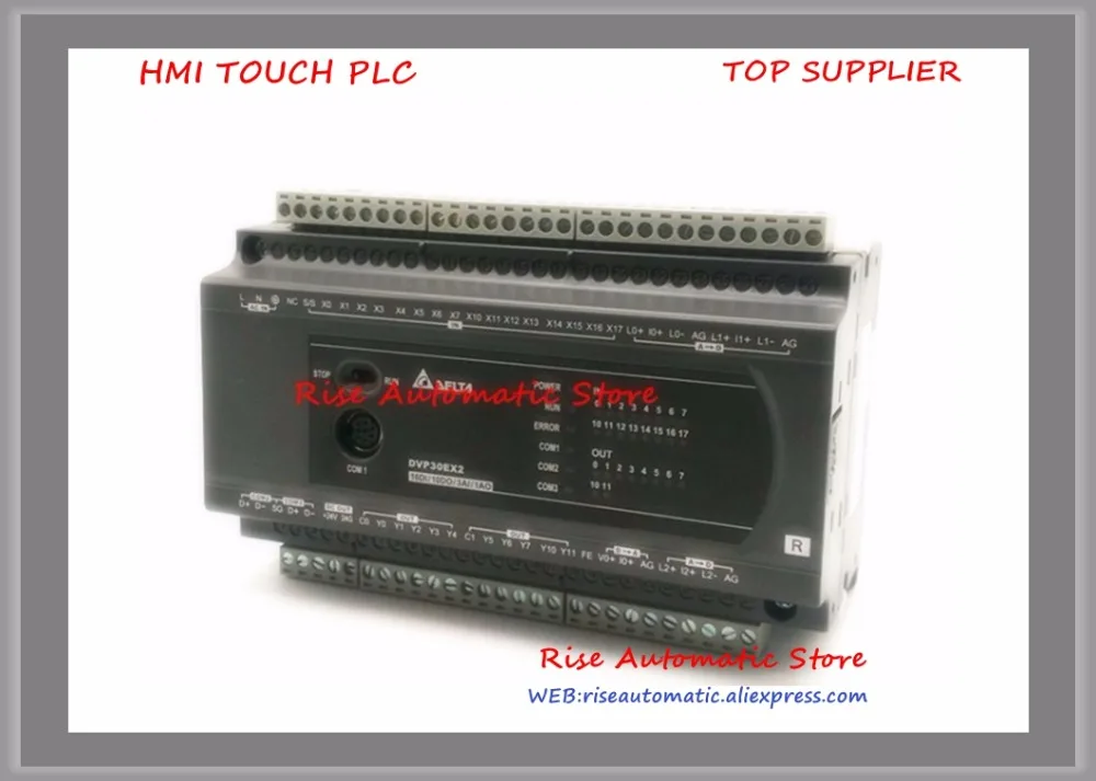 

New Original Programmable Controller EX2 Series Temperature Analog PLC Module 30 Point 16DI 10DO Relay DVP30EX200R 100-240VAC