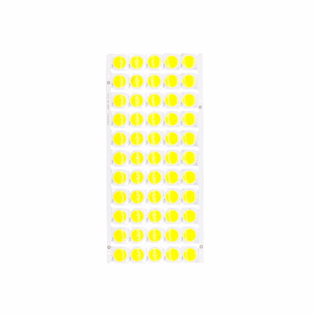 55pcs a lot 3W 5W 7W 10W LED COB Light Bulb On Board 13*13mm High Power LED Chip Light Lamp Spotlight Downlight Lamps