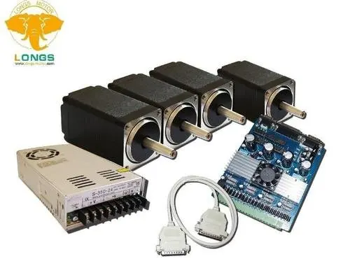 4 Axis Nema11 Stepper Motor 17oz-in 0.67A  & 4axis stepper motor driver controller board TB6560  CNC Router  Longs Motor