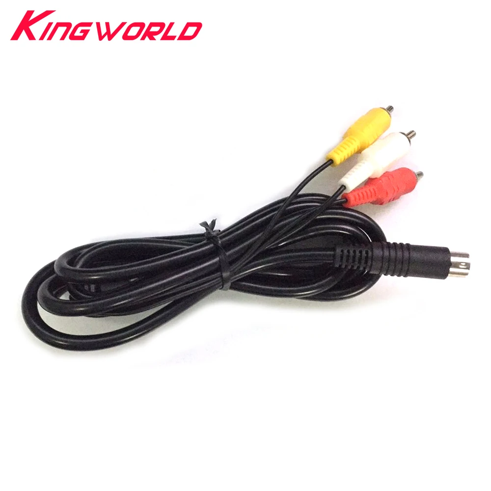 AV Cable 9 pin for SEGA Mega Drive 2 RCA Cord for SEGA Genesis 2 Audio Video AV Cord 6ft RCA