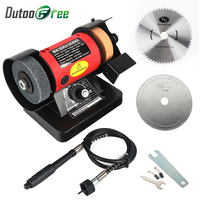 150W Multi-purpose Mini Benchs Grinder Adjustable Speed Polishing Machine With 2PCS Saw Blade Flexible Shaft Power Tool