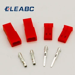 ,50set/lot JST Connector Plug 2pin Female, Male and Crimps RC battery connector for Auto,E-Bike,boat,LCD,LED ect