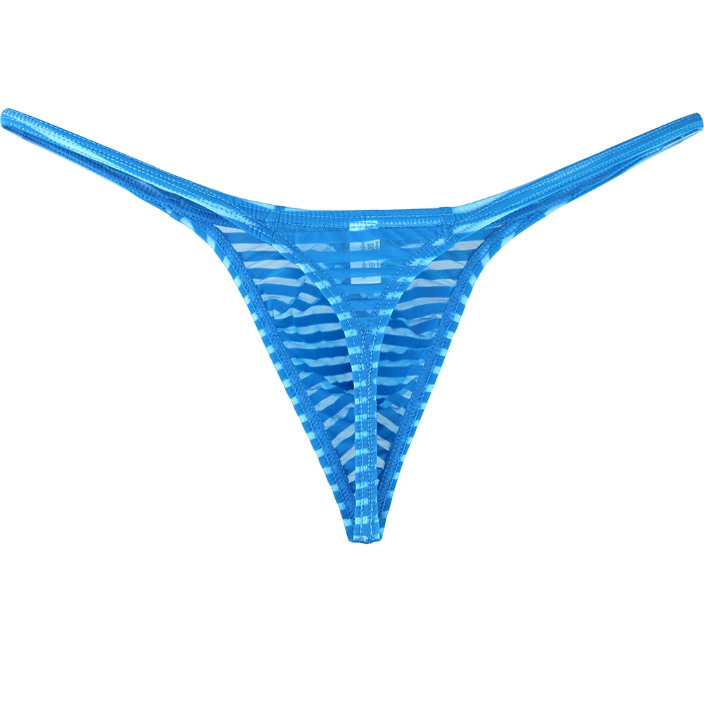 Men\'s Sexy Little Thong Underwear See Through Pouch G-String Under Panties