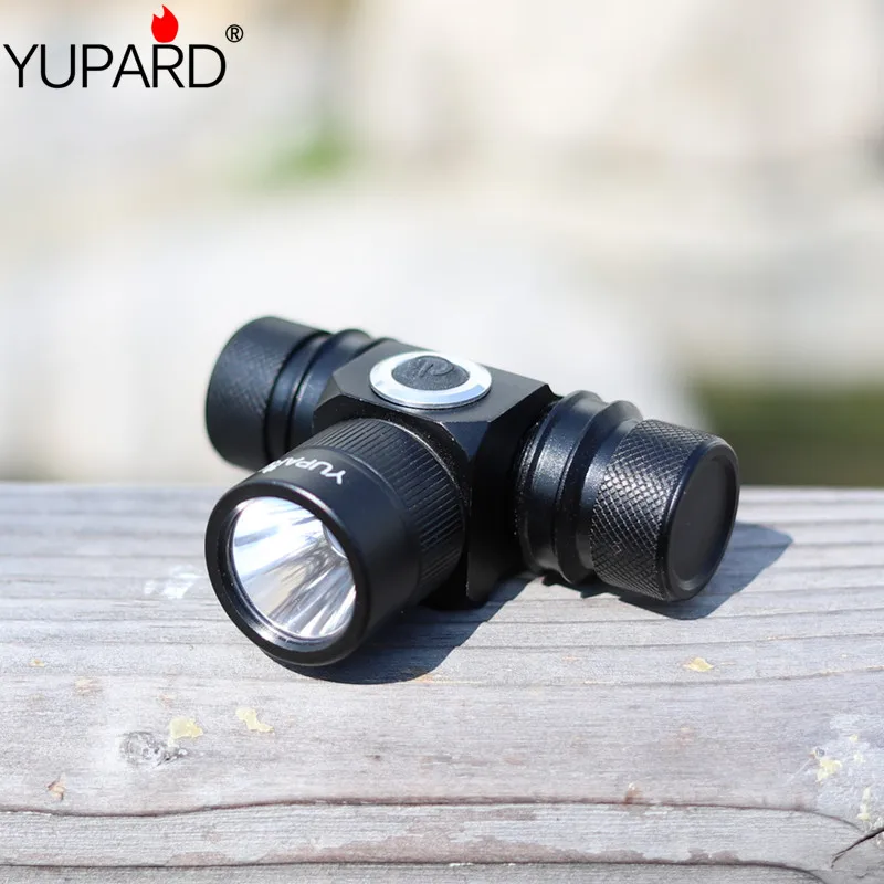 YUPARD 2 Mode XM-L2 LED Headlamp Waterproof T6 high power bright Camping Hunting rechargeable 18650 battery