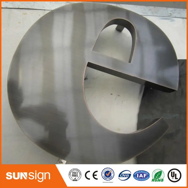 3d Kleur Veranderlijk Custom Rvs Letters Teken