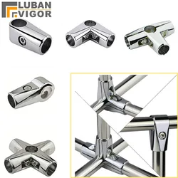 Aluminum alloy connector for Stainless steel tube pipe Movable fastening Shelves Clothes rack Display rack Connector fittings