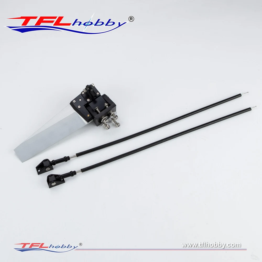 TFL Genuine Parts! Simulation Big Rudder & Track Control Arm for CAT 1.2M RC Catamaran Boat