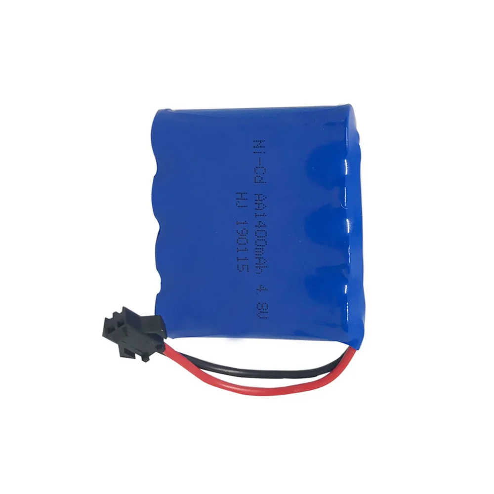 2 sztuk 1400 mAh 4.8 V Ni Cd akumulator AA Nicd baterie SM złącze 4.8 V 1400 mah bateria na zabawki zdalnie sterowane samochód bateria do zabawek