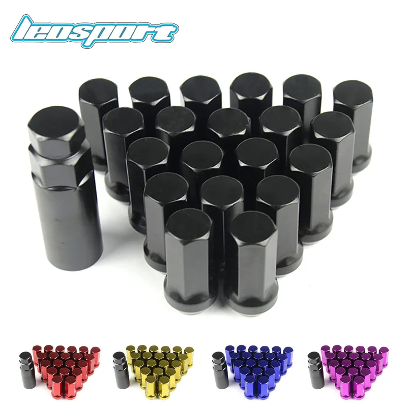 

45mm Hyper Steel Wheel Nut Racing Wheel Lug Nuts Iron Racing Lug Nuts lock racing lug nuts For honda etc