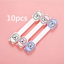 10 stücke Tür Schublade Schrank Schrank Wc Sicherheit Schlösser Baby Kinder Sicherheit Pflege Kunststoff Schlösser Straps Infant Baby Schutz