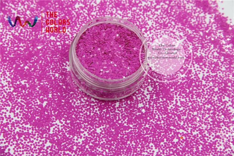 

TCH306 1.0 MM Size 040 Solvent Resistant Mate Colors Hexagon shape glitter for nail polish,nail art or other DIY decoration