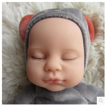 Wholesale Bieber doll vinyl baby reborn baby grey baby bear BE004