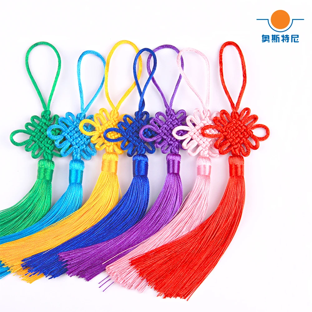 10pcs Small size Festive tassels Pendant small Chinese knot pendant for decorations