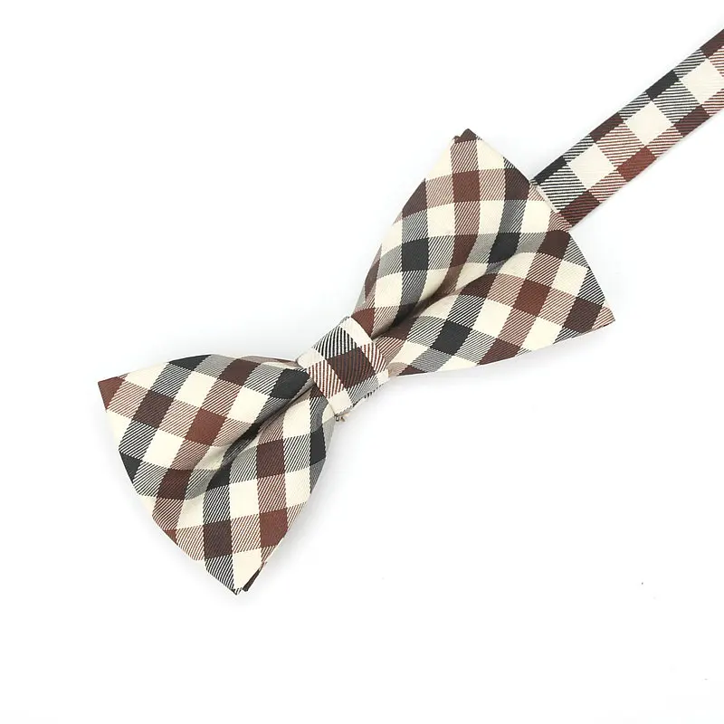 2018 Brand New Men\'s Fashion Vintage Colorful Plaid Neck Bowtie For Man Wedding Suits Bow Ties Cravatas Corbatas Check Butterfly