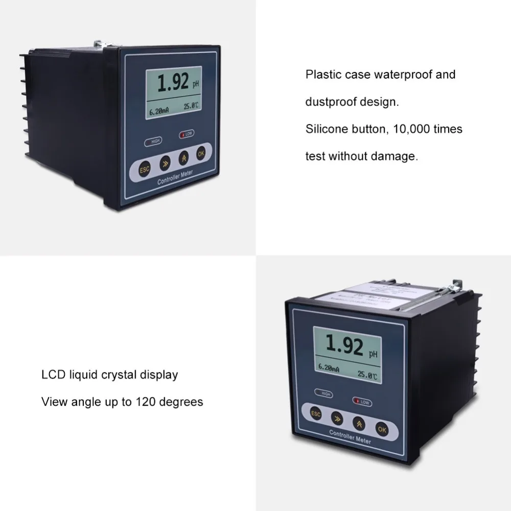 NEW Online PH-110 Digital Industrial Ph /ORP Meter Sensor Electrode Ph Probe for Sewage Detection,Dosing Control