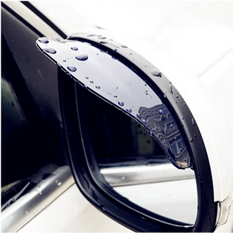 for fiat 500 panda Bravo Ottimo Car Rearview Mirror Rain Blades car back mirror eyebrow rain cover 2Pcs car styling