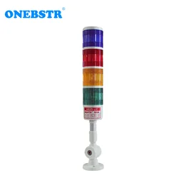 HNTD 220V LED Signal Indicator Light Warning Lamp TD55 CNC Semaphores 4 Color Buzzer Fold Rod Often Bright Hot Sales