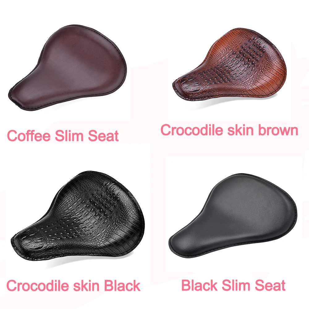 Moto Bobber Motorcycle Solo Seat Chopper Saddle Vintage Cushion Parts For Harley Davidson Iron 883 Sportster Custom Seat Mount
